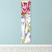 Opkomende bloem canvas afdruk (Insitu (Houten vloer))
