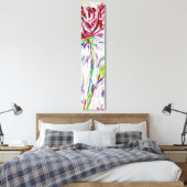 Opkomende bloem canvas afdruk (Insitu (Slaapkamer))