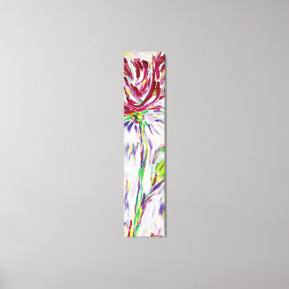 Opkomende bloem canvas afdruk