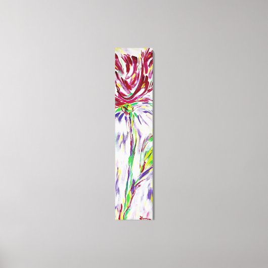 Opkomende bloem canvas afdruk (Voorkant)