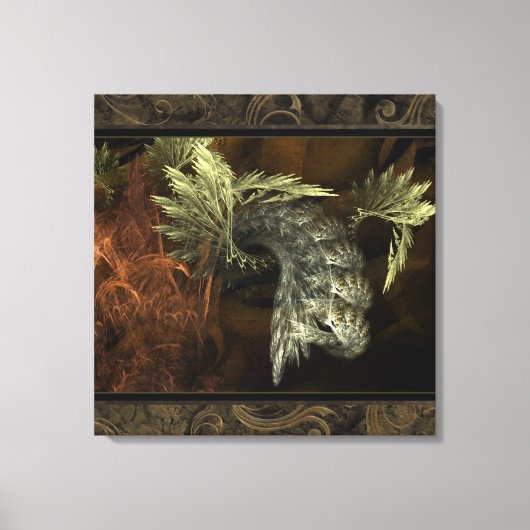 Opkomende fractal wall art canvas afdruk (Voorkant)