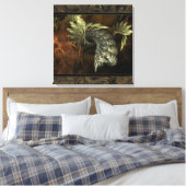 Opkomende fractal wall art canvas afdruk (Insitu (Slaapkamer))