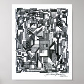 Opkomende geometrie poster (Voorkant)