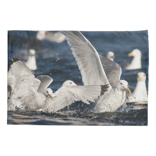 Opkomende Golven Kussensloop (Achterkant-Links)