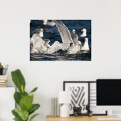 Opkomende Golven Poster (Thuiskantoor)