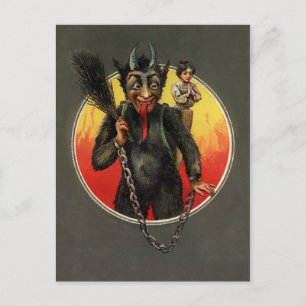 opkomende Krampus Briefkaart