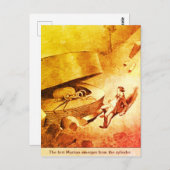 Opkomende Marsmannetjes - Oorlog van de Werelden Briefkaart (Voorkant / Achterkant)