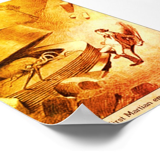 Opkomende Marsmannetjes - Oorlog van de Werelden Poster (Hoek)