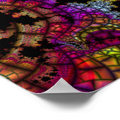 Opkomende mozaïekanker V 1 Kunstdruk Poster (Hoek)