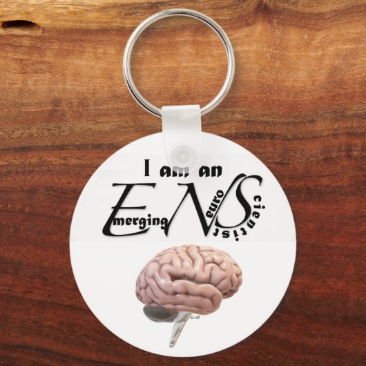 Opkomende neurowetenschapper Sleutelhanger (Voorkant)