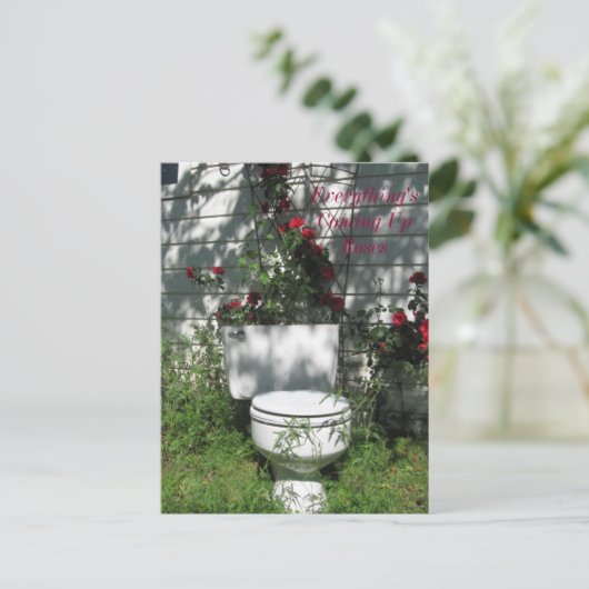 Opkomende Rozen Briefkaart (Staand voorkant)