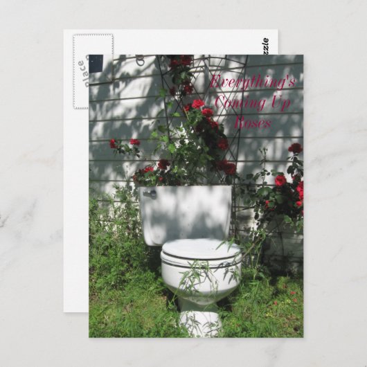 Opkomende Rozen Briefkaart (Voorkant / Achterkant)