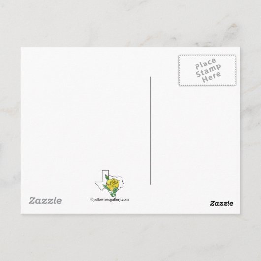 Opkomende Rozen Briefkaart (Achterkant)