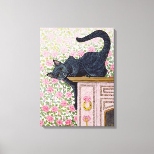 Opkomende Rozen Canvas Afdruk (Voorkant)