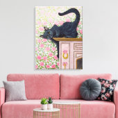 Opkomende Rozen Canvas Afdruk (Insitu (Woonkamer))