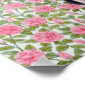 Opkomende Rozen Poster (Hoek)