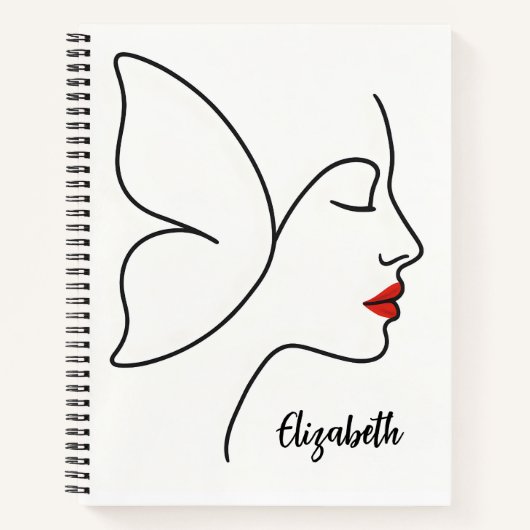 Opkomende Vleugels – Verborgen Vlinder Notitieboek (Voorkant)