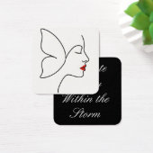 Opkomende Vleugels – Verborgen Vlinder Vierkante Visitekaartjes (Bureau)