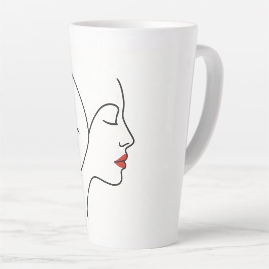 Opkomende Vleugels – Verborgen Vlinderhelend Portr Latte Mok (Rechterhoek)