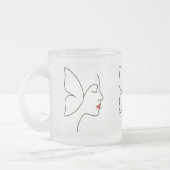 Opkomende Vleugels – Verborgen Vlinderhelend Portr Matglas Koffiemok (Links)