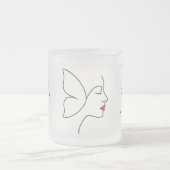 Opkomende Vleugels – Verborgen Vlinderhelend Portr Matglas Koffiemok (Center)