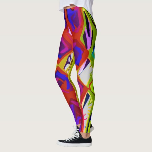 Opkomende vlinder op leggings (Links)