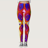 Opkomende vlinder op leggings (Voorkant)