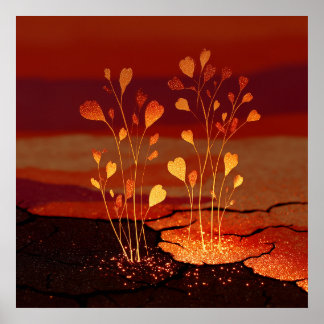 Opkomende zaailingen - Solarpunk Poster