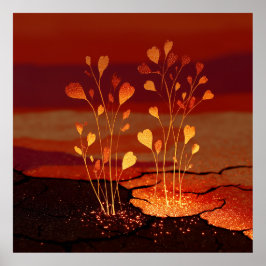 Opkomende zaailingen - Solarpunk Poster