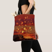 Opkomst van Beneden - Solarpunk Canvas tas (Dichtbij)