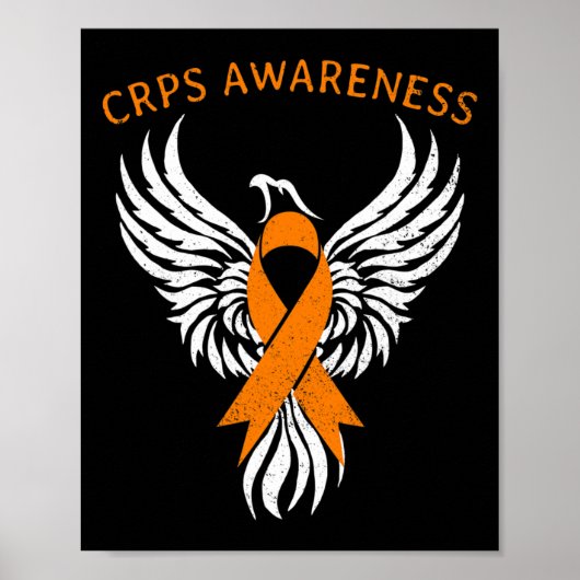 Opkomst van de Phoenix RSD CRPS Awareness Month Or Poster (Voorkant)