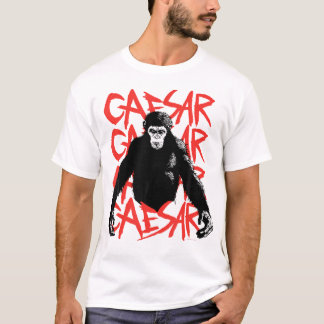 Opkomst van de planeet van de apen Caesar in Black T-shirt