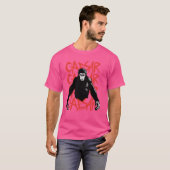 Opkomst van de planeet van de apen Caesar in Black T-shirt (Voorkant volledig)