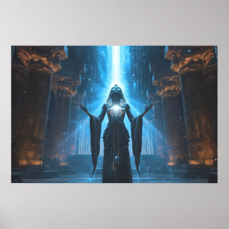 Opkomst van de Sterfgeboren Priesteres: Sci-Fi Poster
