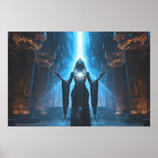 Opkomst van de Sterfgeboren Priesteres: Sci-Fi Poster (Voorkant)