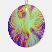Opkomst van een Phoenix Keramisch Ornament (Links)