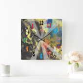 Opkomst van licht en kleurenachterwaarts klok (Huis)