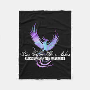 Opkomst van Phoenix de Ashes Suicide Prevention Aw Fleece Deken