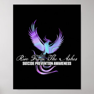 Opkomst van Phoenix de Ashes Suicide Prevention Aw Poster