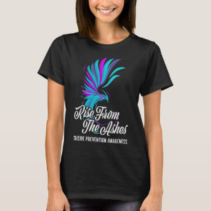 Opkomst van Phoenix de Ashes Suicide Prevention Aw T-shirt
