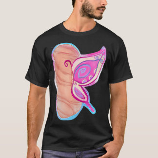 Opkomst van Trans Pride Butterfly Coccoon T-shirt