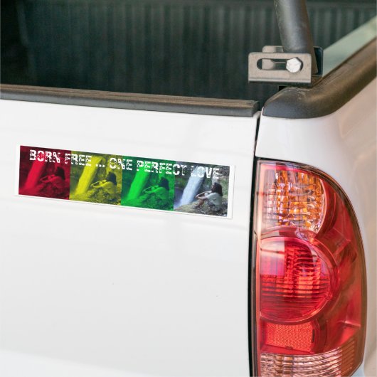 OPL Rasta Colors Bumpersticker (Op Truck)