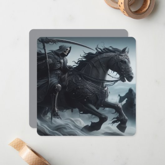 Oplaad Dood Notitiekaartje (Voorkant / Achterkant in situ)