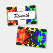 Oplaadbaar door Kenneth Yoncich Badge (Voor- en achterkant)