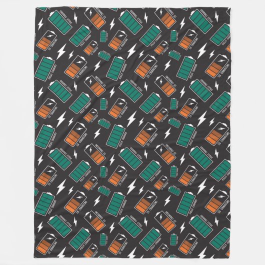 oplaadbare batterij fleece deken (Voorkant)