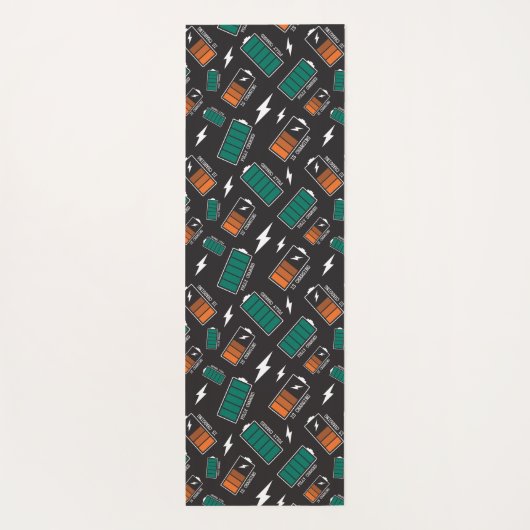 oplaadbare batterij yogamat (Achterkant)