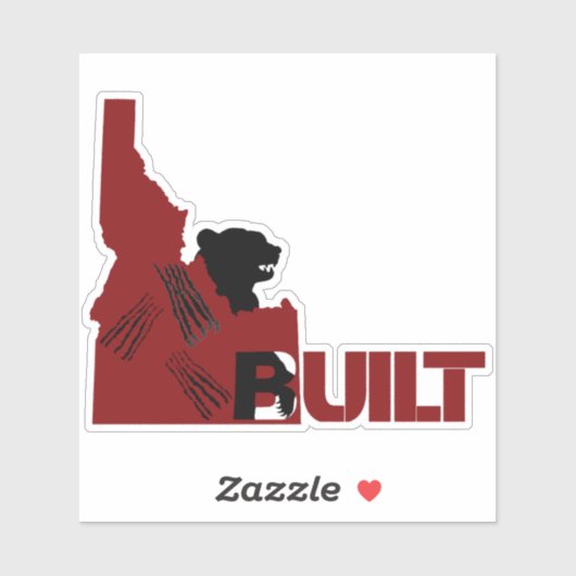 Oplaadbeer sticker (Vel)