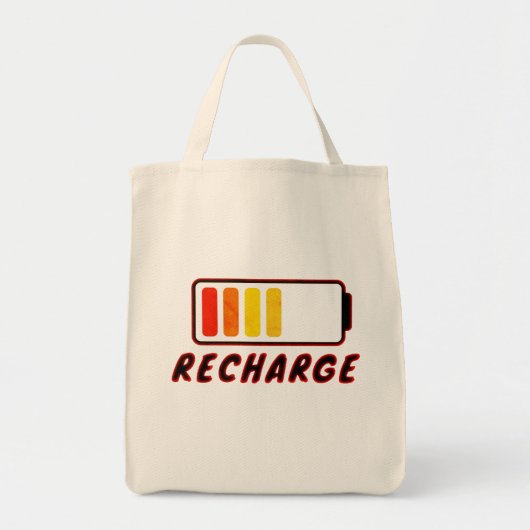 Oplaadbeurt Tote Bag (Voorkant)