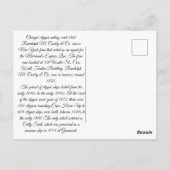 Oplaadclipper zeilschepen 1861 briefkaart (Achterkant)
