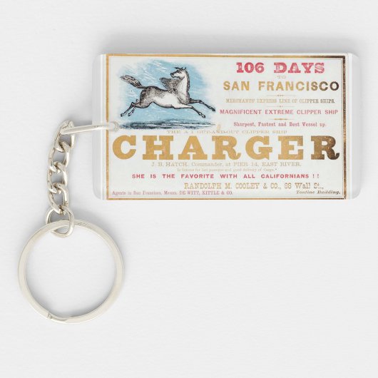Oplaadclipper zeilschepen 1861 sleutelhanger